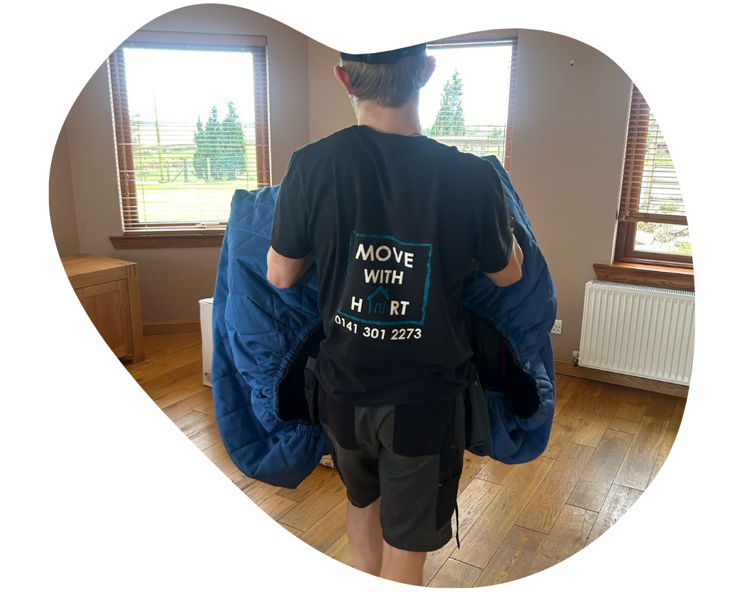 Hart Home Removals team carrying furniture during a home move